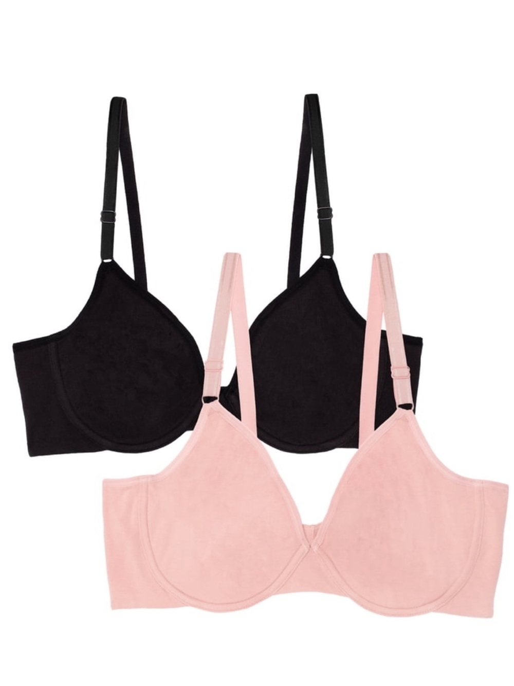 Fruit of the Loom 2-Pack Unlined Underwire Bras
